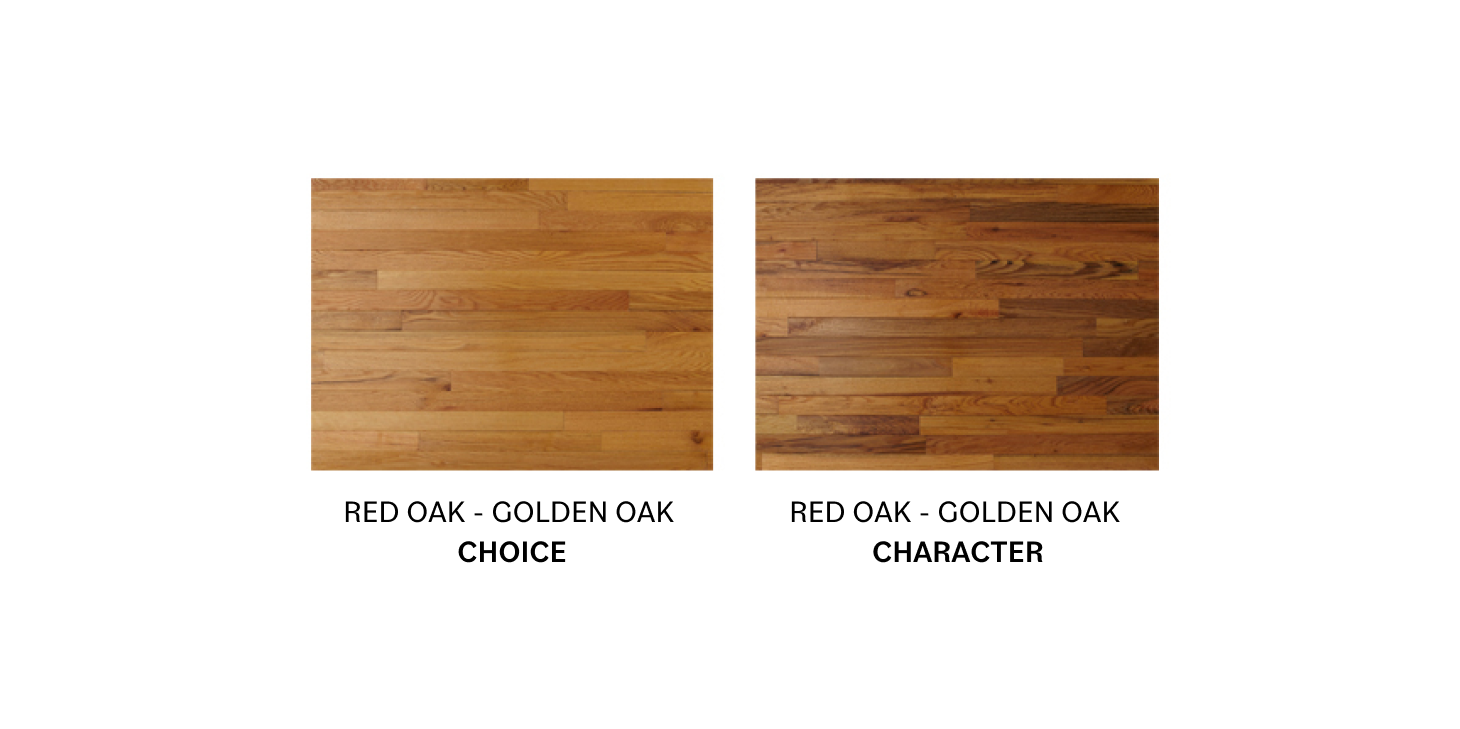 Red Oak Choice vs. Character